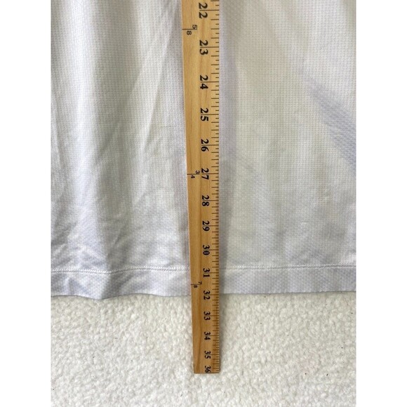 Nike Golf Dri-FIT Polo Shirt Men’s XL White Blue Green V Foundation Logo - Picture 6 of 8